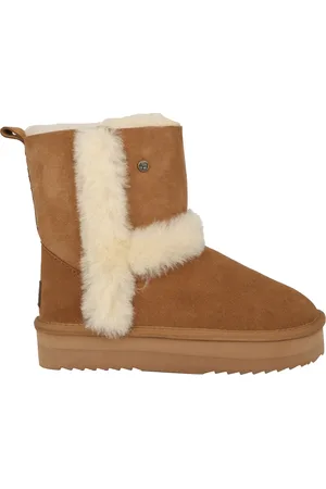 Warmbat Femme, Chaussures, Brun, Taille: 42 EU Botte Kangaroo Doublée - Marron