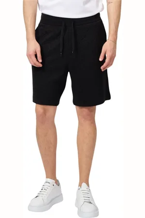 Armani Exchange Homme, Shorts, Noir, Taille: L Shorts Noirs en Stretch Confortables et Polyvalents