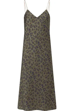 Bash Femme, Robes, Vert, Taille: 36 FR Robe Kaki Moderne et Élégante