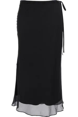 DUNST Femme, Jupes, Noir, Taille: 40 FR Jupe noire avec fermeture à latéral