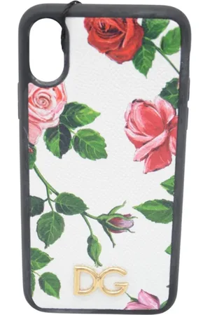 Dolce & Gabbana Femme, Accessoires, Multicolore, Taille: ONE Size Coque iPhone Femme à Imprimé Floral