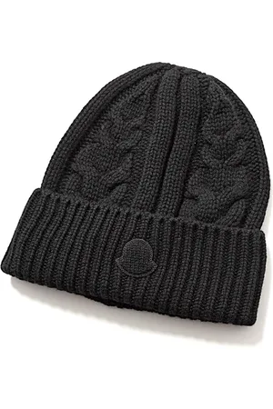 Moncler Unisex, Accessoires, Noir, Taille: ONE Size Chapeau Élégant pour un Look Tendance