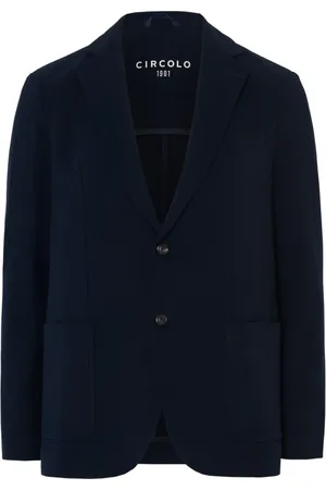 Circolo Homme, Vestes, Bleu, Taille: M Vêtements Americana en Piquet Bleu