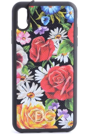 Dolce & Gabbana Femme, Accessoires, Multicolore, Taille: ONE Size Coque iPhone Fleurs pour Femmes