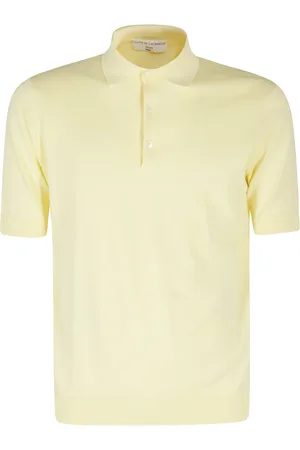 FILIPPO DE LAURENTIIS Homme, Tops, Jaune, Taille: 2XL Polo en coton