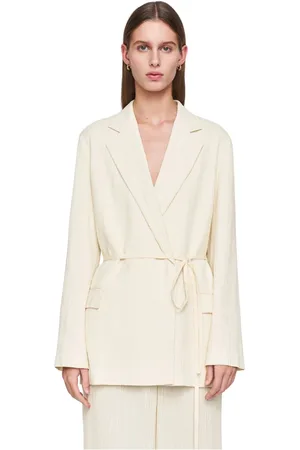 Joseph Femme, Vestes, , Taille: 36 FR Veste Plissée Jacquard - Seashell