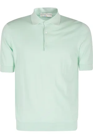 FILIPPO DE LAURENTIIS Homme, Tops, Vert, Taille: M Polo en coton