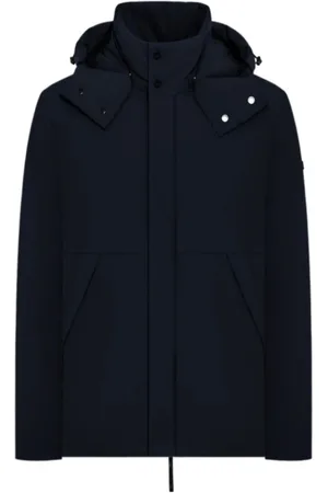 Duno Homme, Vestes, Bleu, Taille: L Parka Courte Imperméable Kudo