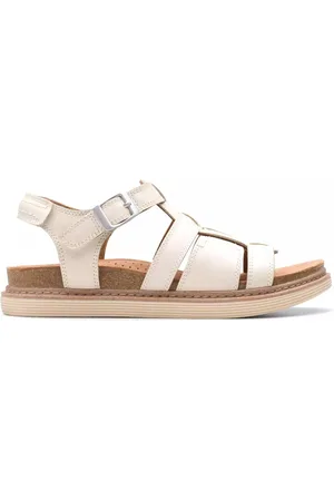 Clarks Femme, Chaussures, Blanc, Taille: 39 1/2 EU Sandale Femme Blanche - Version Large