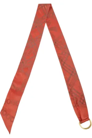 Burberry Femme, Pre-owned, Rouge, Taille: ONE Size Pre-owned Soie foulards