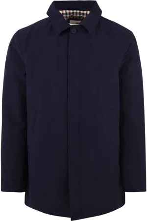 Aquascutum Homme, Vestes, Bleu, Taille: 2XL Trench Bleu Modèle A004