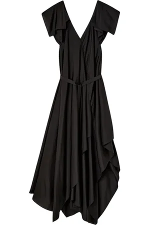 Joseph Femme, Robes, Noir, Taille: 36 FR Robe en Soie Habotai - Noir