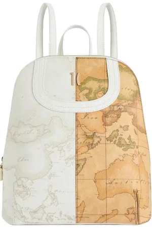 ALVIERO MARTINI 1A CLASSE Femme, Sacs, Multicolore, Taille: ONE Size Sac à dos Geo Classic et Geo White