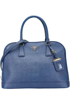 Prada Femme, Pre-owned, Bleu, Taille: ONE Size Pre-owned Cuir sacs-prada