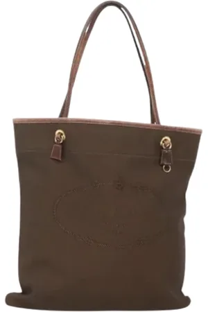 Prada Femme, Pre-owned, Brun, Taille: ONE Size Pre-owned Toile sacs-prada