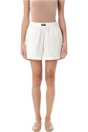 ROTATE Femme, Shorts, Blanc, Taille: 40 FR Shorts Bermuda élégants pour Hommes