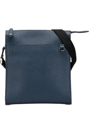 Bvlgari Femme, Pre-owned, Bleu, Taille: ONE Size Pre-owned Cuir sacs-bandouliere