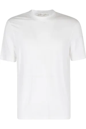FILIPPO DE LAURENTIIS Homme, Tops, Blanc, Taille: L T-shirt en lin stretch