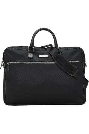 Burberry Femme, Pre-owned, Noir, Taille: ONE Size Pre-owned Cuir sacoches-mallettes