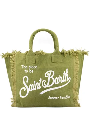 MC2 SAINT BARTH Femme, Sacs, Vert, Taille: ONE Size Sac Fourre-Tout en Toile