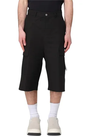 DISCLAIMER Homme, Shorts, Noir, Taille: M Shorts Cargo Élégants Avec Plusieurs Poches