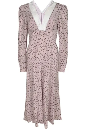Alessandra Rich Femme, Robes, Violet, Taille: 40 FR Robes Élégantes Violettes Collection