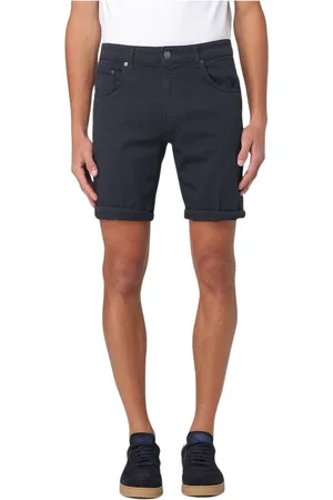 Dondup Homme, Shorts, Bleu, Taille: W36 Shorts en Denim Rose Élégants