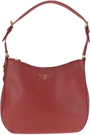 Prada Femme, Pre-owned, Rouge, Taille: ONE Size Pre-owned Cuir sacs-prada