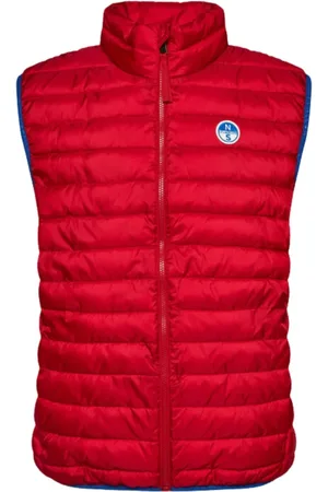 North Sails Homme, Vestes, Rouge, Taille: 3XL Gilet Crozet Coupe-vent Outdoor Tech