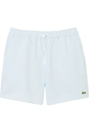 Lacoste Homme, Maillots de bain, Bleu, Taille: S Short de bain Seersucker - Bleu