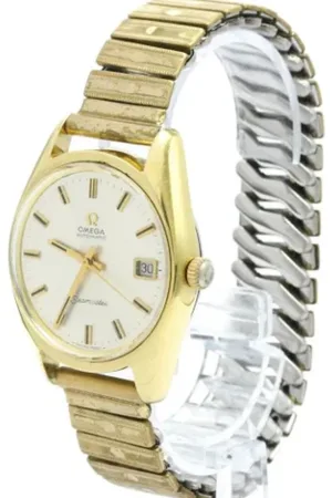 Omega Homme, Pre-owned, Gris, Taille: ONE Size Pre-owned Acier inoxydable montres
