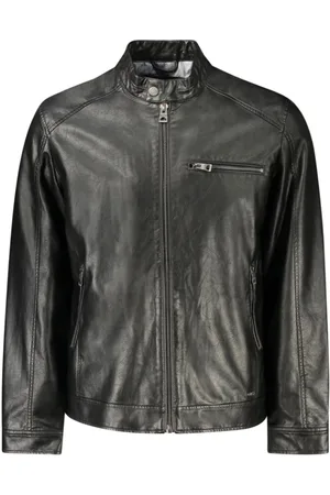 Guess Homme, Vestes, Noir, Taille: M Veste noire à manches longues avec plusieurs poches