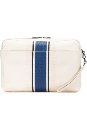 Bottega Veneta Femme, Pre-owned, Blanc, Taille: ONE Size Pre-owned Cuir pochettes-minaudieres