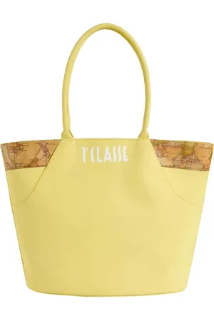 ALVIERO MARTINI 1A CLASSE Femme, Sacs, Jaune, Taille: ONE Size Sac Shopping Geo Mirage Flash