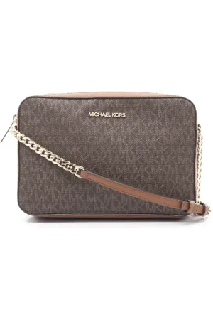 Michael Kors Femme, Pre-owned, Brun, Taille: ONE Size Pre-owned Toile sacs-ports-paule