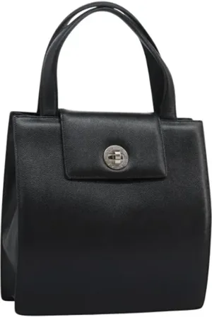 Bvlgari Femme, Pre-owned, Noir, Taille: ONE Size Pre-owned Cuir sacs-main