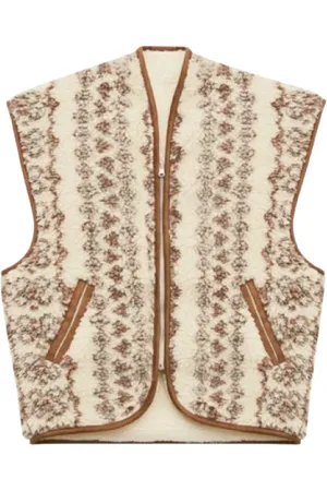 Isabel Marant Femme, Vestes, , Taille: 38 FR Gilet sans manches effet mouton