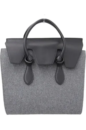 Céline Femme, Pre-owned, Gris, Taille: ONE Size Pre-owned Toile sacs-main