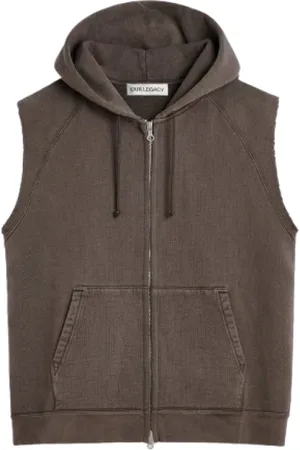 OUR LEGACY Homme, Sweatshirts et sweats à capuche, Brun, Taille: S Pull à Capuche en Coton Marron