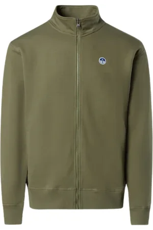 North Sails Homme, Sweatshirts et sweats à capuche, Vert, Taille: 2XL Sweat à Capuche Bio Vert Militaire