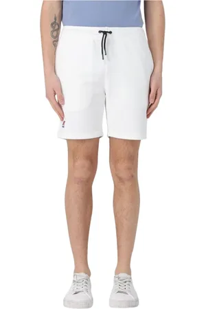 K-Way Homme, Shorts, Blanc, Taille: M Short Homme Bleu Élégant et