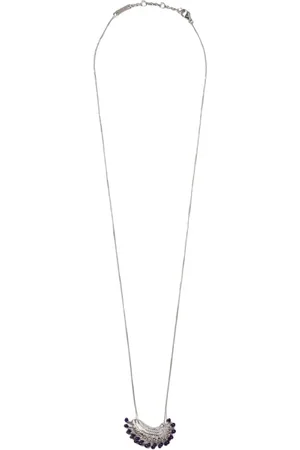 Bottega Veneta Femme, Accessoires, Violet, Taille: ONE Size Élégant Collier Pendentif en Améthyste