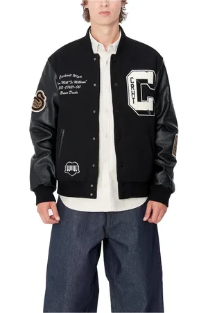 Carhartt Homme, Vestes, Noir, Taille: M Bomber Canards Marron Veste Noire