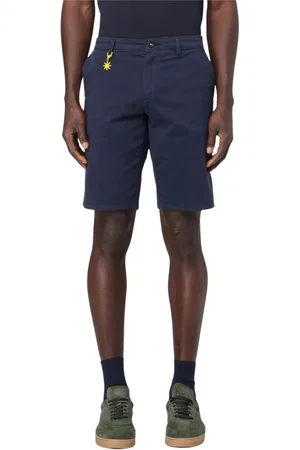 Manuel Ritz Homme, Shorts, Bleu, Taille: S Shorts Casual Bleu Clair Coupe Élégante