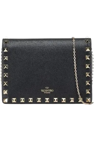 VALENTINO Femme, Pre-owned, Noir, Taille: ONE Size Pre-owned Cuir sacs-bandouliere