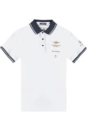 Aeronautica Militare Homme, Tops, Blanc, Taille: 2XL Polo Élégant