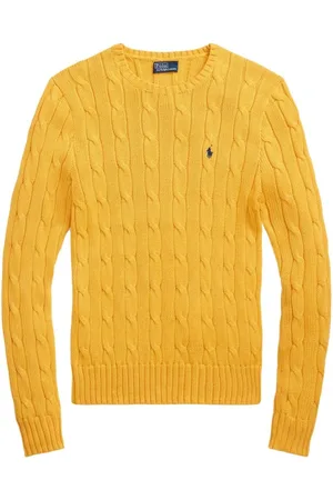 Ralph Lauren Femme, Pulls, Jaune, Taille: 38 FR Pullover