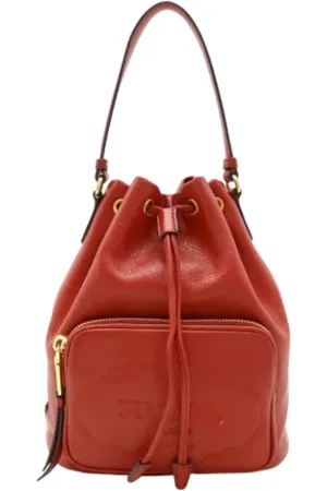 Prada Femme, Pre-owned, Rouge, Taille: ONE Size Pre-owned Cuir sacs-prada