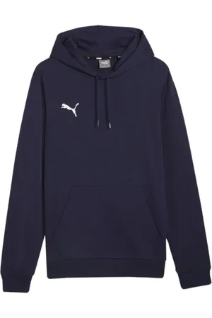 PUMA Homme, Sweatshirts et sweats à capuche, Bleu, Taille: L Sweat à Capuche Décontracté
