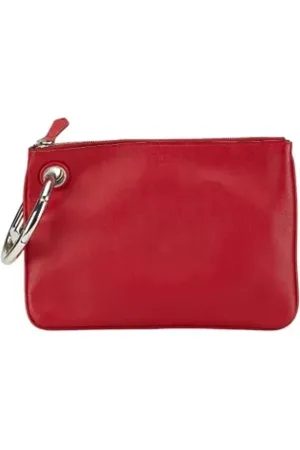 Fendi Femme, Pre-owned, Rouge, Taille: ONE Size Pre-owned Cuir sacs-fendi